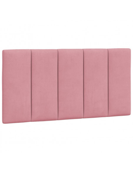 Cuscino Testiera Rosa 100 cm in Velluto
