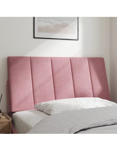 Cuscino Testiera Rosa 100 cm in Velluto