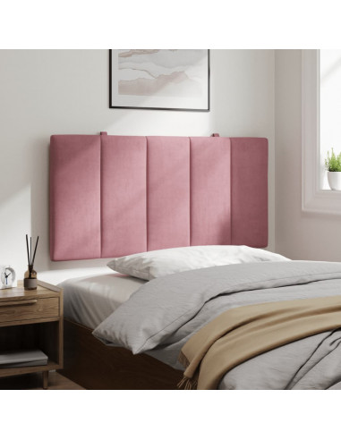 Cuscino Testiera Rosa 100 cm in Velluto