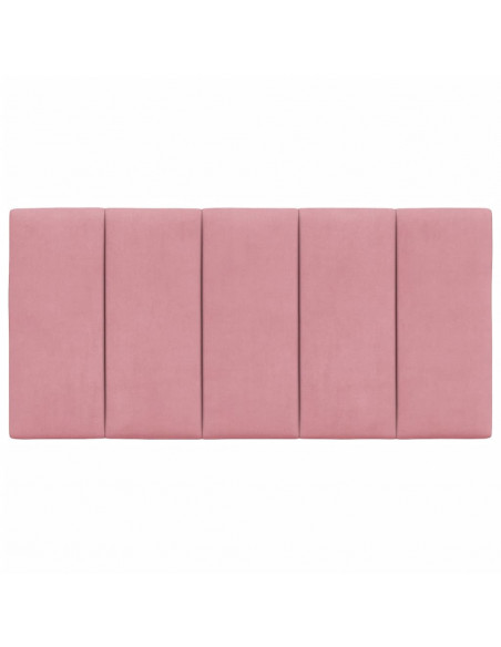 Cuscino Testiera Rosa 100 cm in Velluto