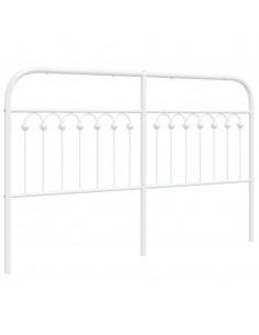 Testiera in Metallo Bianco 160 cm 2