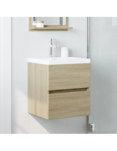 Mobile Lavabo Rovere Sonoma 41x38,5x45 cm in Legno Multistrato