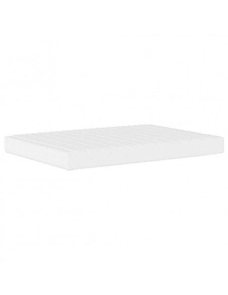 Letto con Materasso Marrone 140x200cm in Similpelle