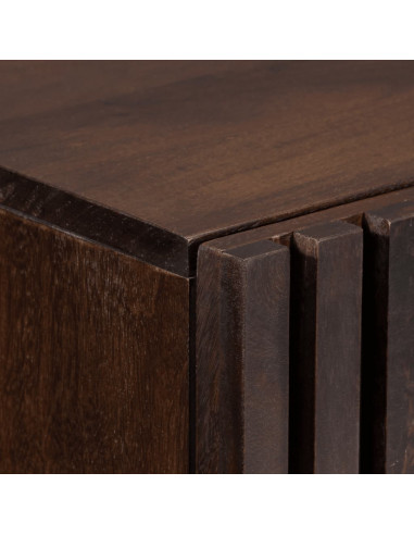 Credenza Marrone 60x34x100 cm in Legno Massello di Mango