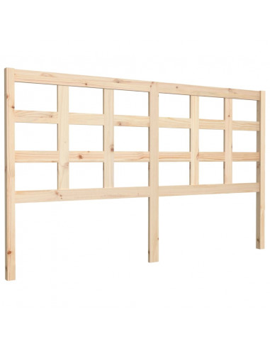 Testiera Letto 165,5x4x100 cm in Legno Massello di Pino