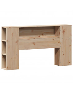 Letto Libreria senza Materasso 120x200cm Legno Massello di Pino 2