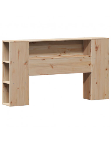 Letto Libreria senza Materasso 120x200cm Legno Massello di Pino