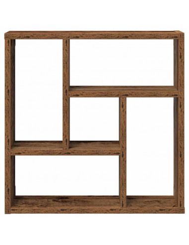 Scaffale a Parete Legno Vecchio 45x16x45 cm in Truciolato