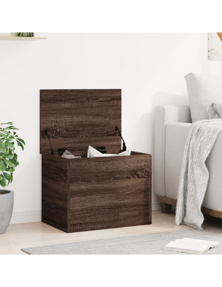 Contenitore Rovere Marrone 60x42x46 cm Legno Multistrato