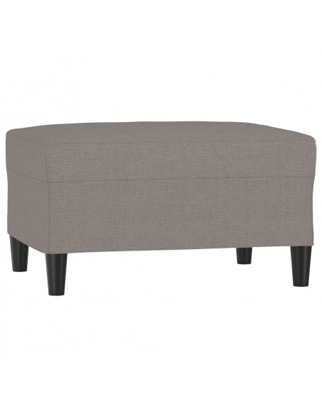 Poggiapiedi Tortora 70x55x41 cm in Tessuto