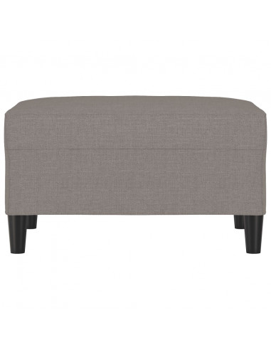 Poggiapiedi Tortora 70x55x41 cm in Tessuto