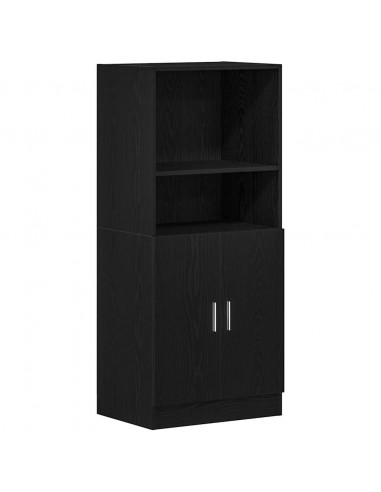 Set di Mobili da Cucina 3 pz Nero in Truciolato