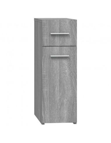 Mobile Farmacia Grigio Sonoma 20x45,5x60 cm Legno Multistrato