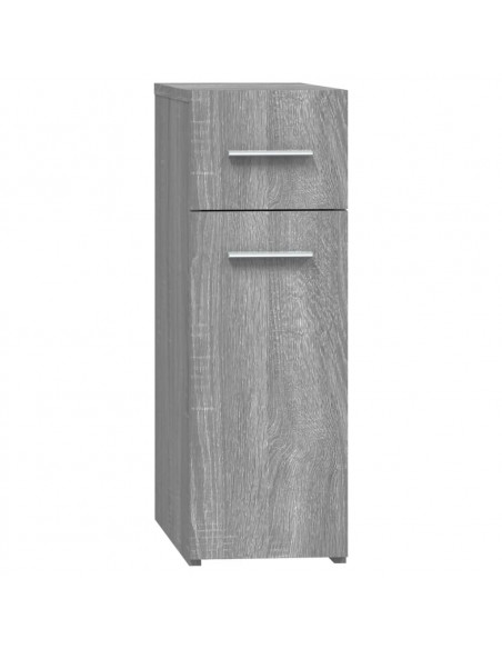 Mobile Farmacia Grigio Sonoma 20x45,5x60 cm Legno Multistrato
