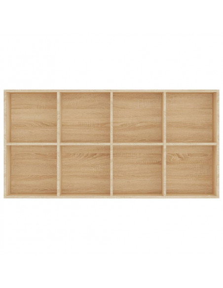 Libreria/Credenza Rovere Sonoma 66x30x130 cm Legno Multistrato