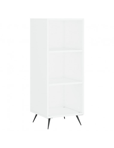 Scaffale Bianco 34,5x32,5x90 cm in Legno Multistrato