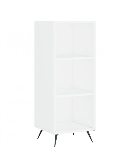 Scaffale Bianco 34,5x32,5x90 cm in Legno Multistrato