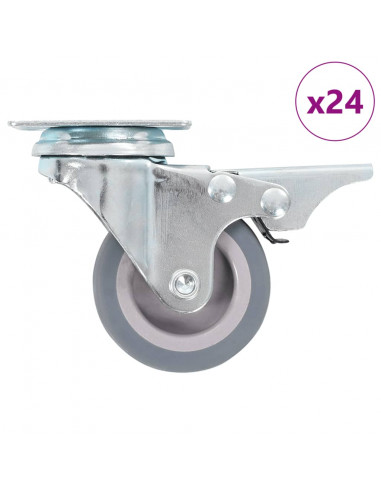 Ruote Girevoli 24 pz 50 mm