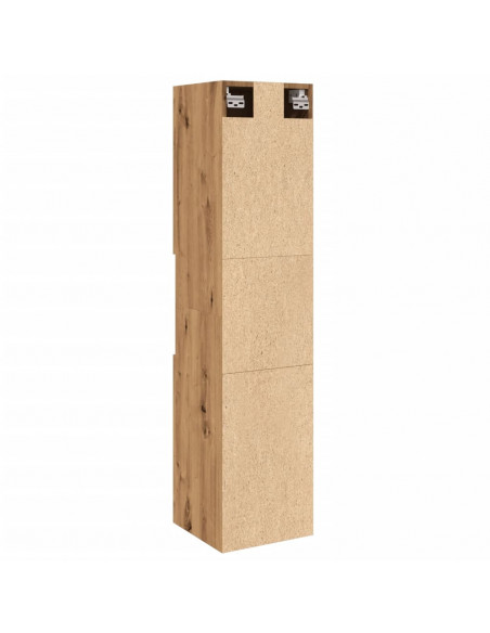 Mobile Pensile Bagno Rovere Artigianale 30x30x130cm Truciolato