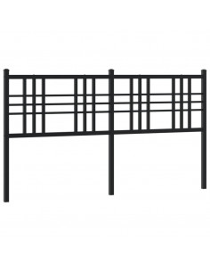 Testiera in Metallo Nero 160 cm 2