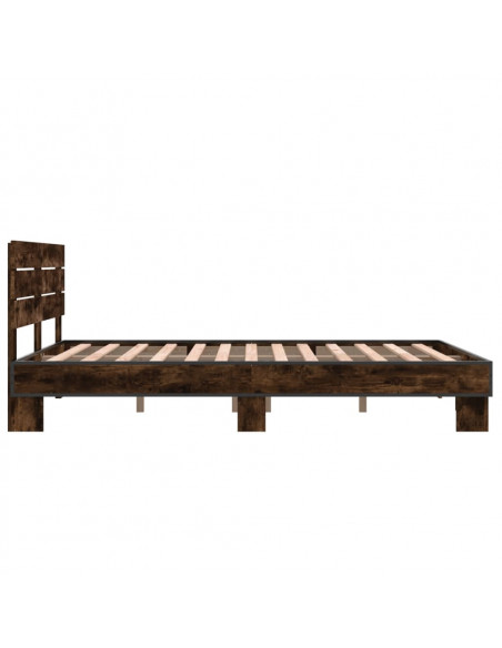 Giroletto Rovere Fumo 140x200 cm in Legno Multistrato Metallo