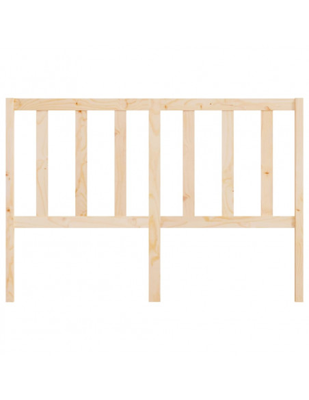 Testiera per Letto 146x4x100 cm in Legno Massello di Pino