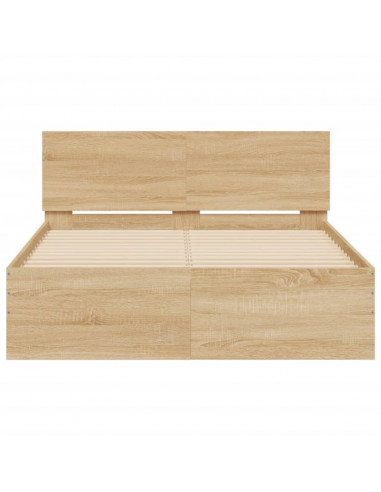 Giroletto con Testiera Rovere Sonoma 120x190 cm