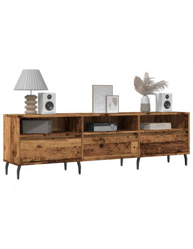 Mobile Porta TV Legno Antico 150x30x44,5 cm Legno Multistrato