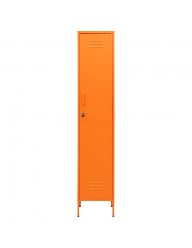 Armadio Arancione 35x46x180 cm in Acciaio