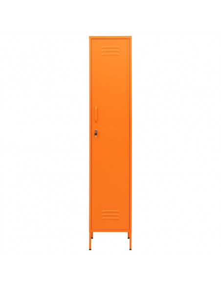 Armadio Arancione 35x46x180 cm in Acciaio