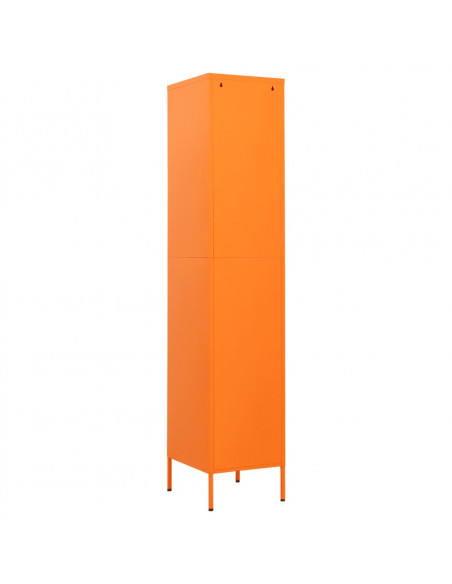 Armadio Arancione 35x46x180 cm in Acciaio