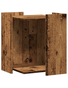 Recinto Lettiera Gatti Grigio Sonoma 60x40x40 cm in Truciolato 2