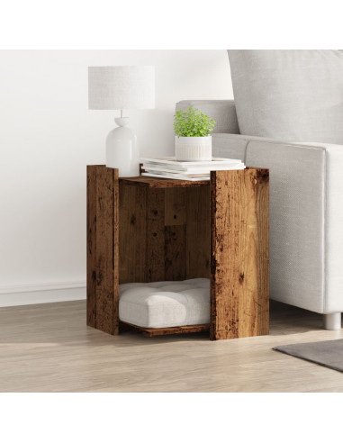 Recinto Lettiera Gatti Grigio Sonoma 60x40x40 cm in Truciolato