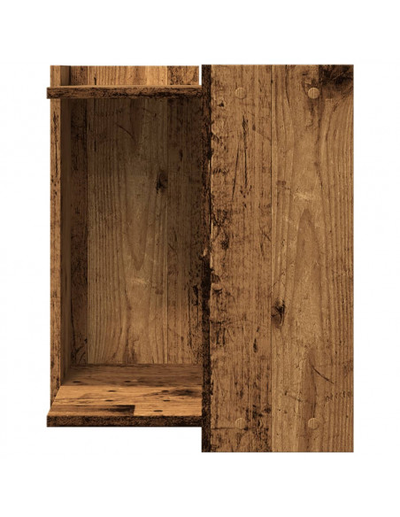 Recinto Lettiera Gatti Grigio Sonoma 60x40x40 cm in Truciolato