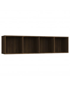 Libreria/Mobile TV Rovere Marrone 143x30x36cm Legno Multistrato 2