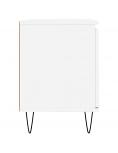 Mobile Porta TV Bianco 104x35x50 cm in Legno Multistrato 2
