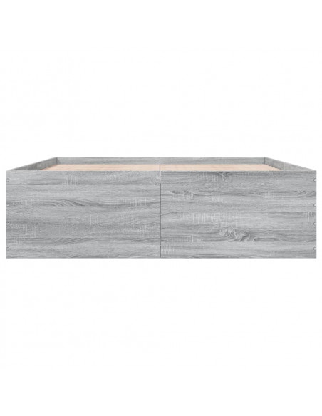 Giroletto Grigio Sonoma 160x200 cm in Legno Multistrato
