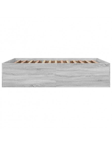 Giroletto Grigio Sonoma 160x200 cm in Legno Multistrato