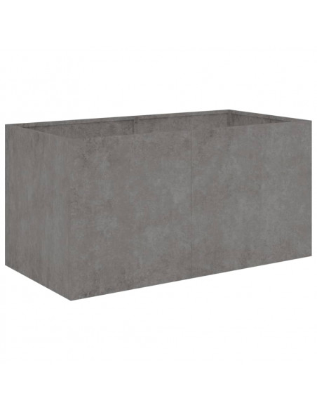 Fioriera 80x40x40 cm in Acciaio Corten