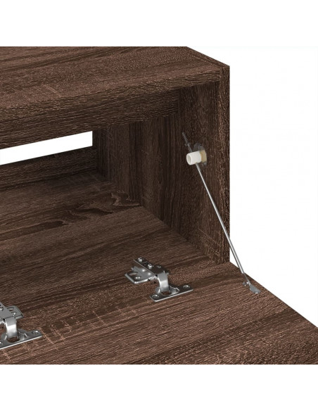 Mobile Lavabo Rovere Fumo 78x37x59 cm in Truciolare