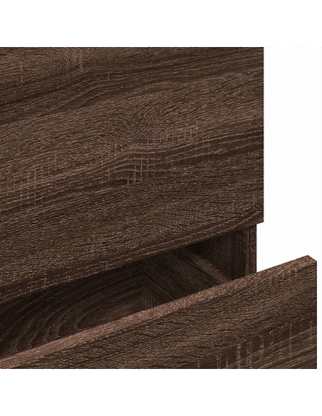 Mobile Lavabo Rovere Fumo 78x37x59 cm in Truciolare