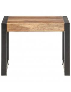 Tavolini Impilabili 3 pz in Legno Massello e Finitura Sheesham 2