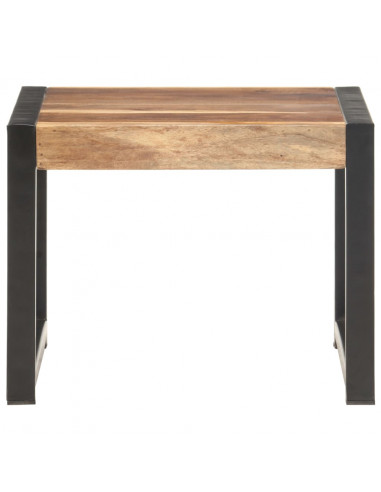 Tavolini Impilabili 3 pz in Legno Massello e Finitura Sheesham