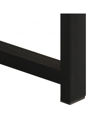 Tavolini Impilabili 3 pz in Legno Massello e Finitura Sheesham