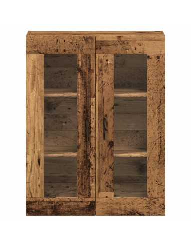 Mobile a Parete Legno Antico 69,5x34x90 cm