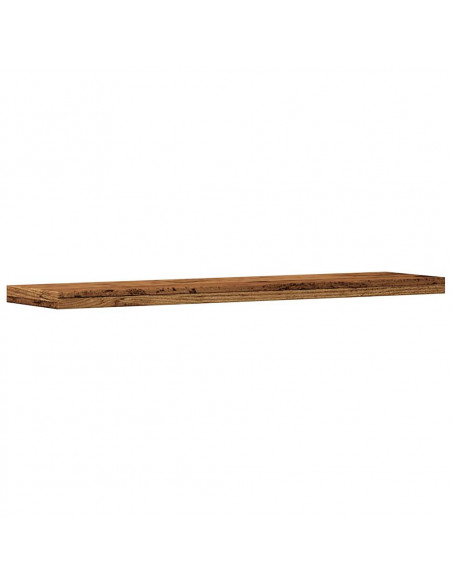 Mensole a Parete 4 pz Legno Antico 40x20x1,5 cm in Truciolato