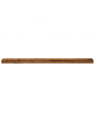 Mensole a Parete 4 pz Legno Antico 40x20x1,5 cm in Truciolato