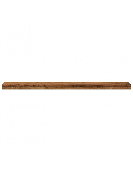 Mensole a Parete 4 pz Legno Antico 40x20x1,5 cm in Truciolato