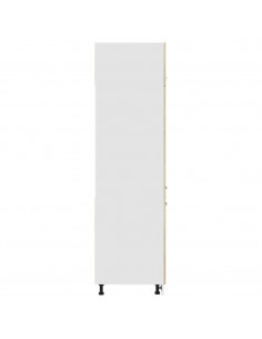 Mobile per Frigo Rovere Sonoma 60x57x207 cm Legno Multistrato 2