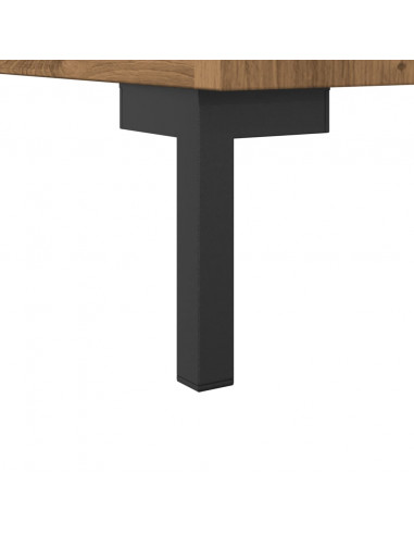 Credenza Rovere Artigianale 90x34x80 cm in Legno Multistrato